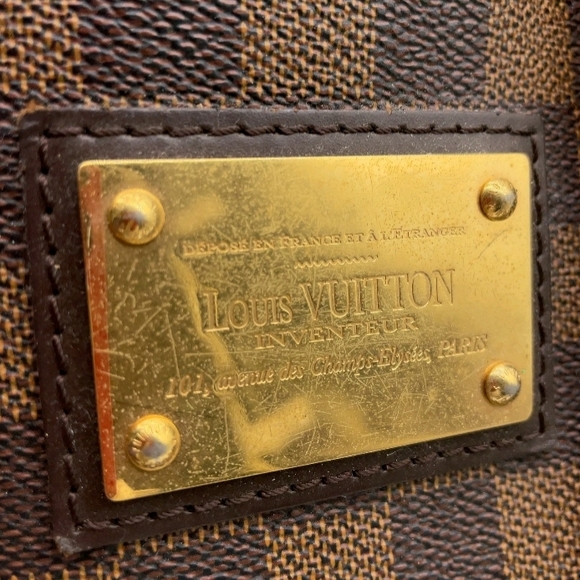 SALE! Authentic Louis Vuitton Damier Ebene Hampstead PM Tote Bag W DB/Paper Bag - Picture 11 of 16